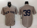 Men's New York Yankees Jose Trevino Gray Replica Player Name Jersey