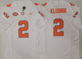 Men's Clemson Tigers Cade Klubnik White Player Jersey