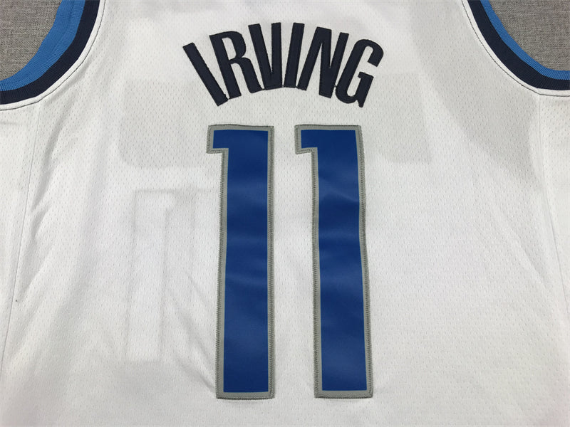 Men's Dallas Mavericks Kyrie Irving White Fastbreak Jersey - Association Edition