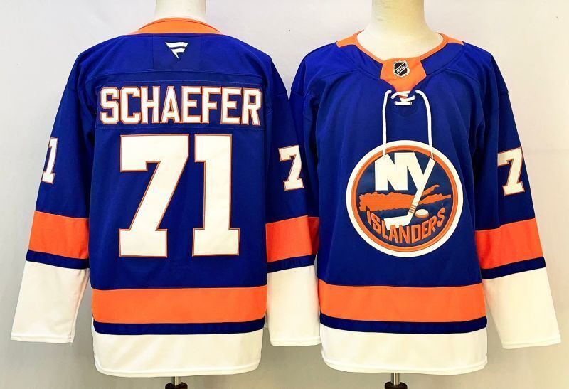Men's New York Islanders Matthew Schaefer Fanatics Royal Player Jersey