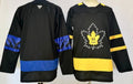 Men's Toronto Maple Leafs Fanatics Black Yellow Blank jersey
