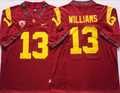 Men's USC Trojans Caleb Williams Cardinal Player Game Jersey