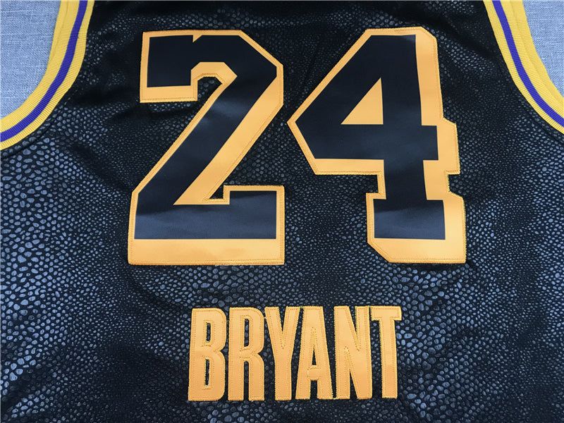 Men's Los Angeles Lakers Kobe Bryant Black Player Jersey