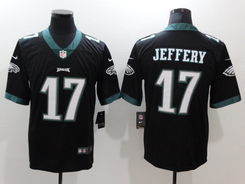 Men's Philadelphia Eagles Alshon Jeffery Black Game Jersey