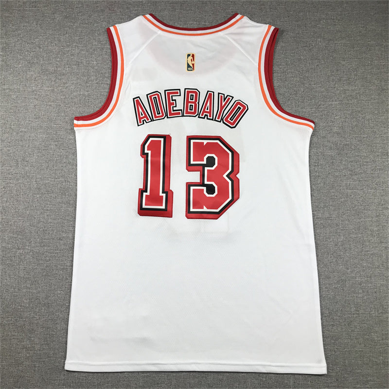 Men's Miami Heat Bam Adebayo White 2022/23 Swingman Jersey - Classic Edition