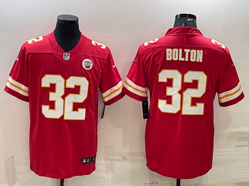 Men's Kansas City Chiefs Nick Bolton Red Game Jersey