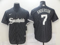 Men's Chicago White Sox Tim Anderson Black Stitched Jersey
