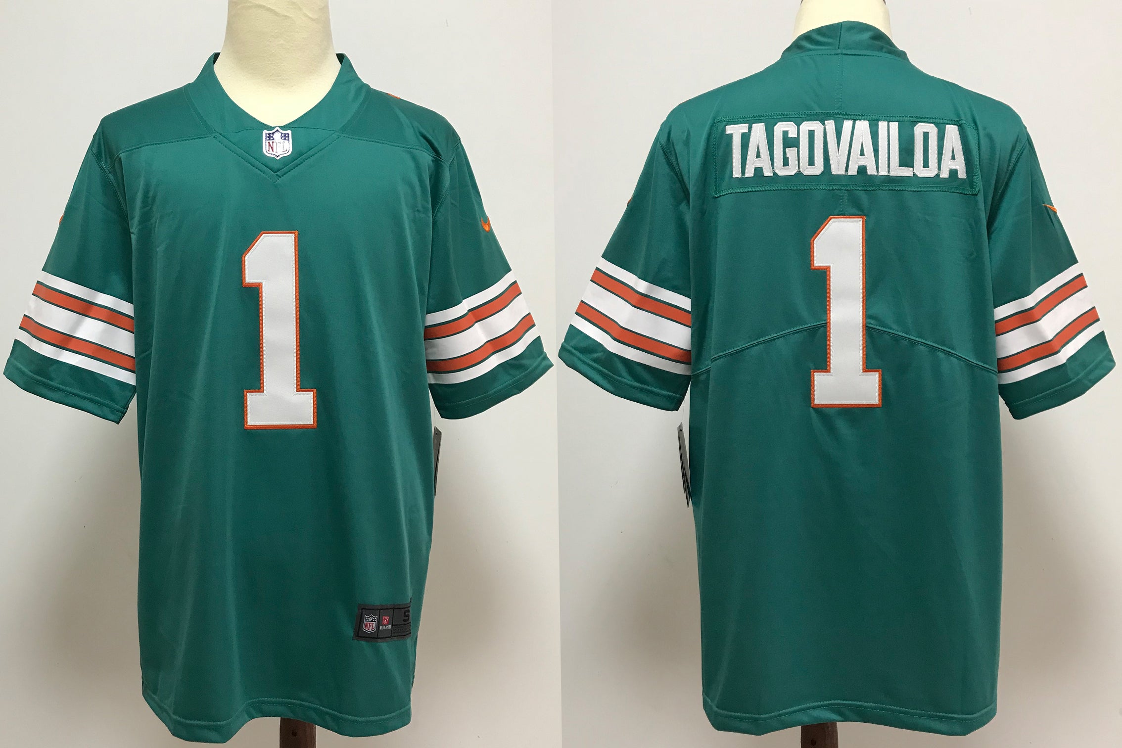 Men's Miami Dolphins Tua Tagovailoa Green Alternate Game Jersey