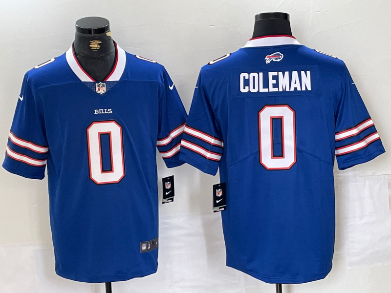 Men's Buffalo Bills Keon Coleman Royal 2024 NFL Draft Player Game Jersey