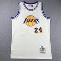 Men's Los Angeles Lakers Kobe Bryant Cream Hardwood Classics Swingman Jersey