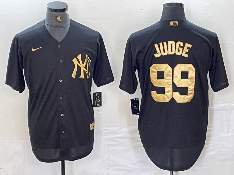 Men's New York Yankees Aaron Judge Black Limited Player Jersey