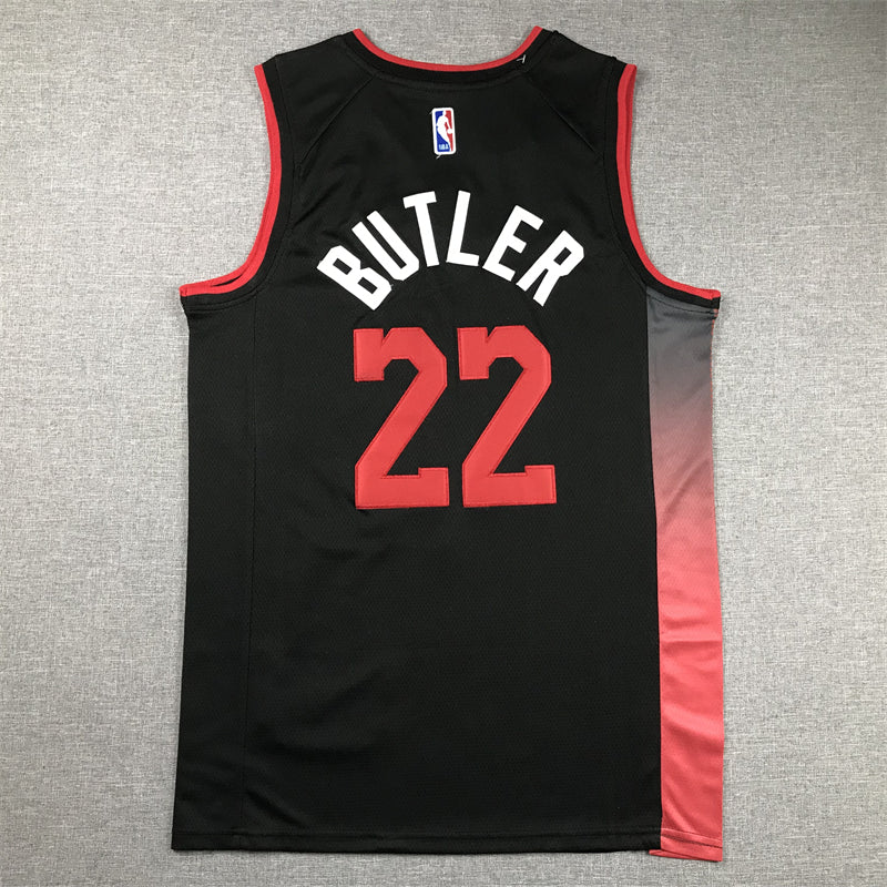 Men's Miami Heat Jimmy Butler Black 2023/24 Swingman Jersey - City Edition
