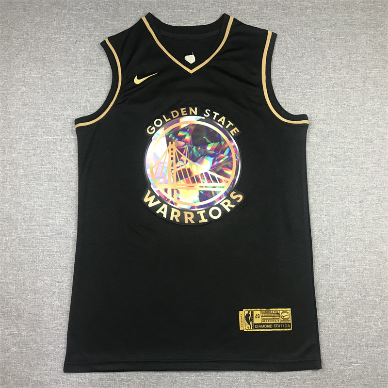 Men's Golden State Warriors Stephen Curry NBA Black Swingman Jersey
