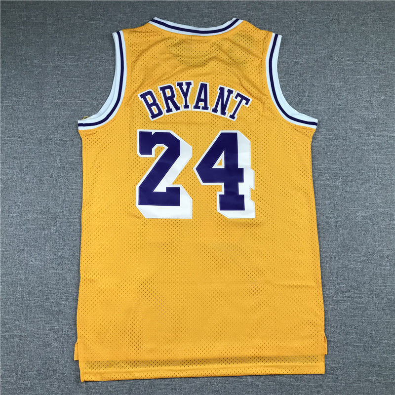 Men's Kobe Bryant Los Angeles Lakers NBA Jersey - Retro Yellow
