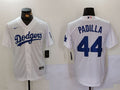 Men's Los Angeles Dodgers Vicente Padilla White Replica Player Jersey