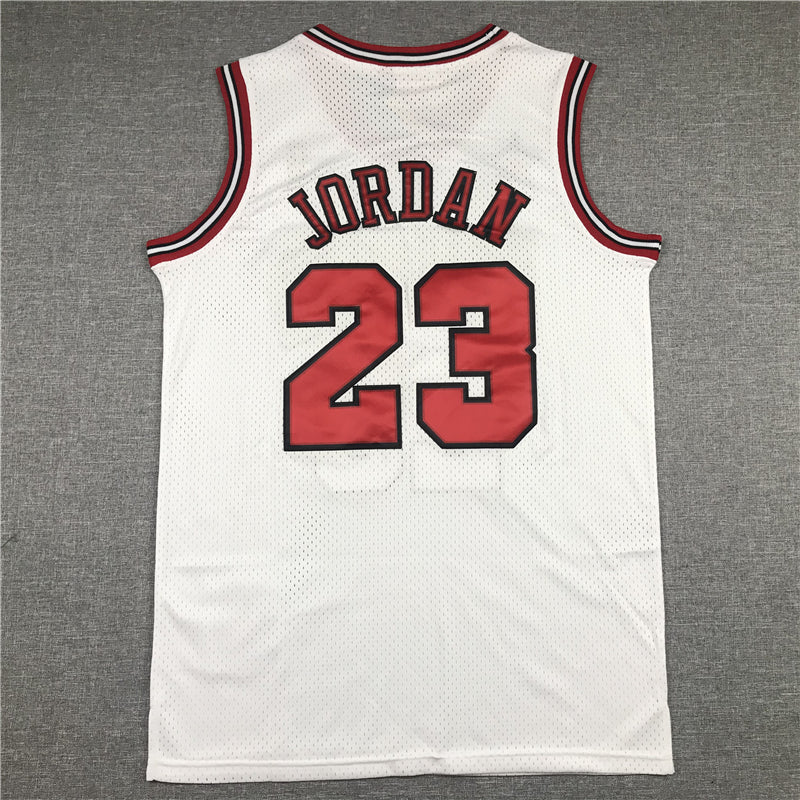 Men's Chicago Bulls Michael Jordan White 1998 All Star Hardwood Classics Authentic Jersey