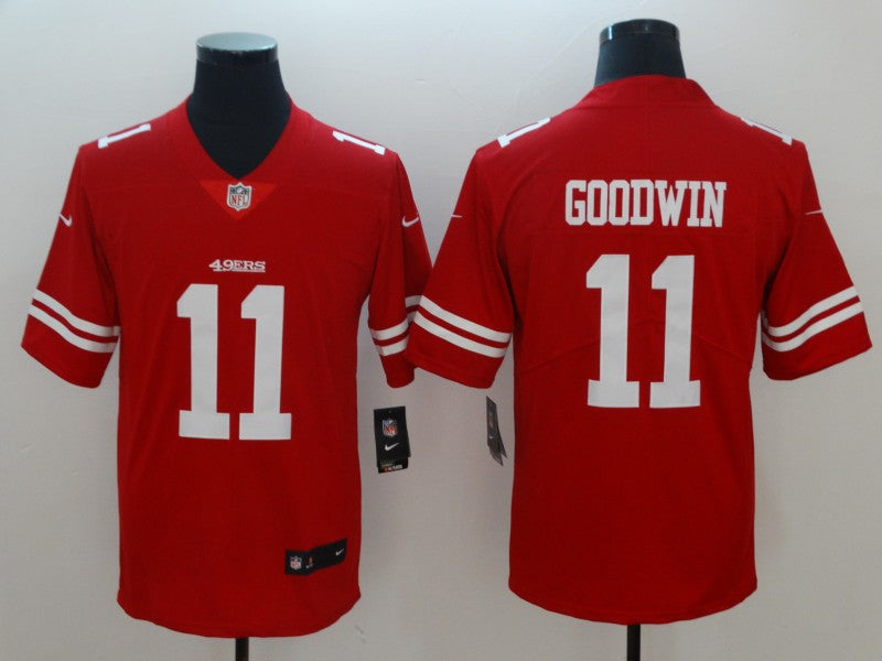 Men's San Francisco 49ers Marquise Goodwin Red Game Player Jersey