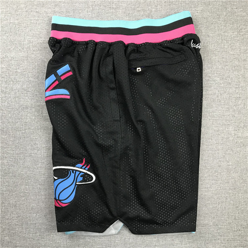 Men's Miami Heat Black Basketball Shorts City Edition