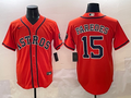 Men's Houston Astros Isaac Paredes Orange Replica Player Jersey