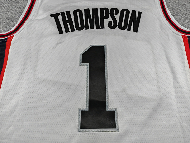 Men's Houston Rockets Amen Thompson White 2024/25 Swingman Player Jersey - City Edition