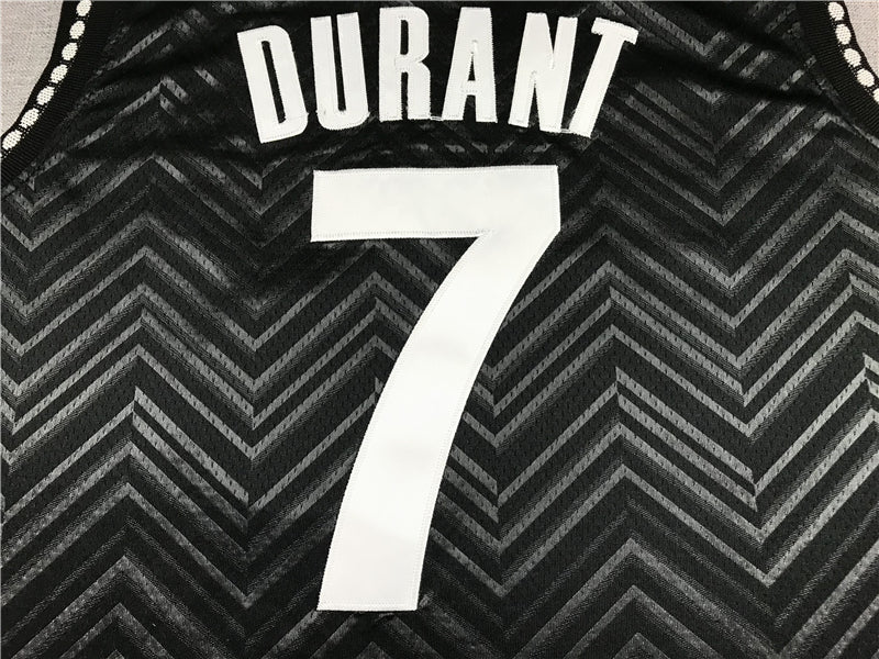 Men's Brooklyn Nets Kevin Durant Black 2020/21 Swingman Player Jersey