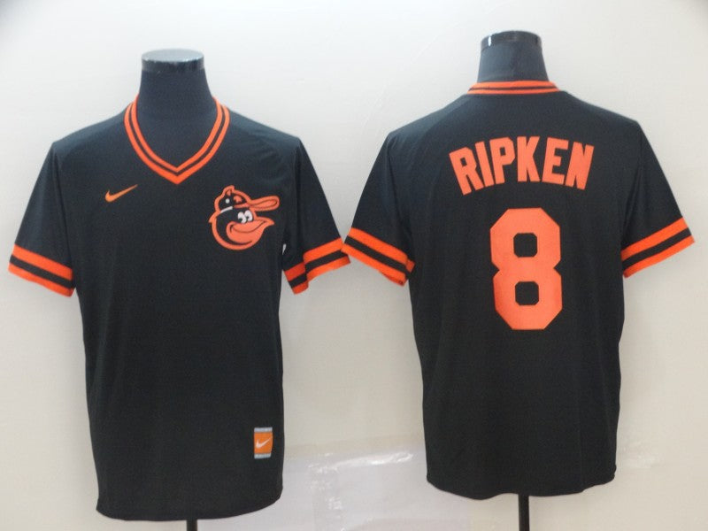 Men's Baltimore Orioles Cal Ripken Jr. Black Replica Team Jersey
