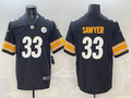 Men's Pittsburgh Steelers Jack Sawyer Black Game Player Jersey