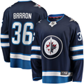 Men's Winnipeg Jets Morgan Barron Fanatics Navy Home Breakaway Player Jersey