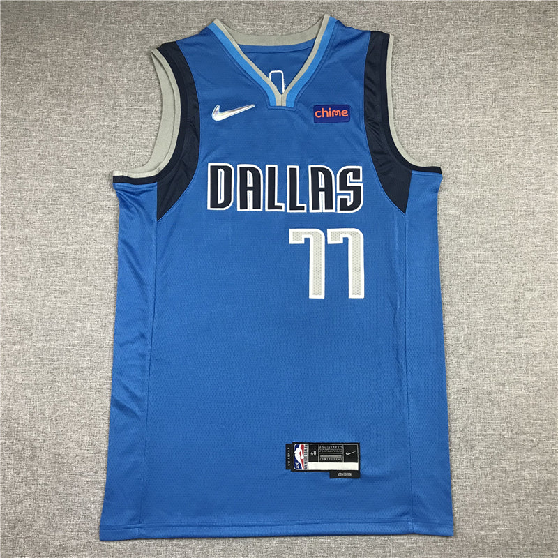 Men's Dallas Mavericks Luka Doncic NBA Blue Replica Jersey