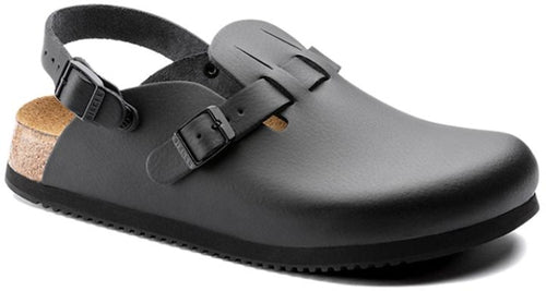 Birkenstock Kay SL Leather 1018226 Black Covered-Toe Slippers