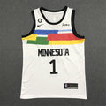 Men's Minnesota Timberwolves Anthony Edwards White Swingman Jersey - City Edition