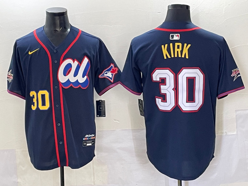 Men's American League Alejandro Kirk Navy 2025 All-Star Edition Limited Player Jersey