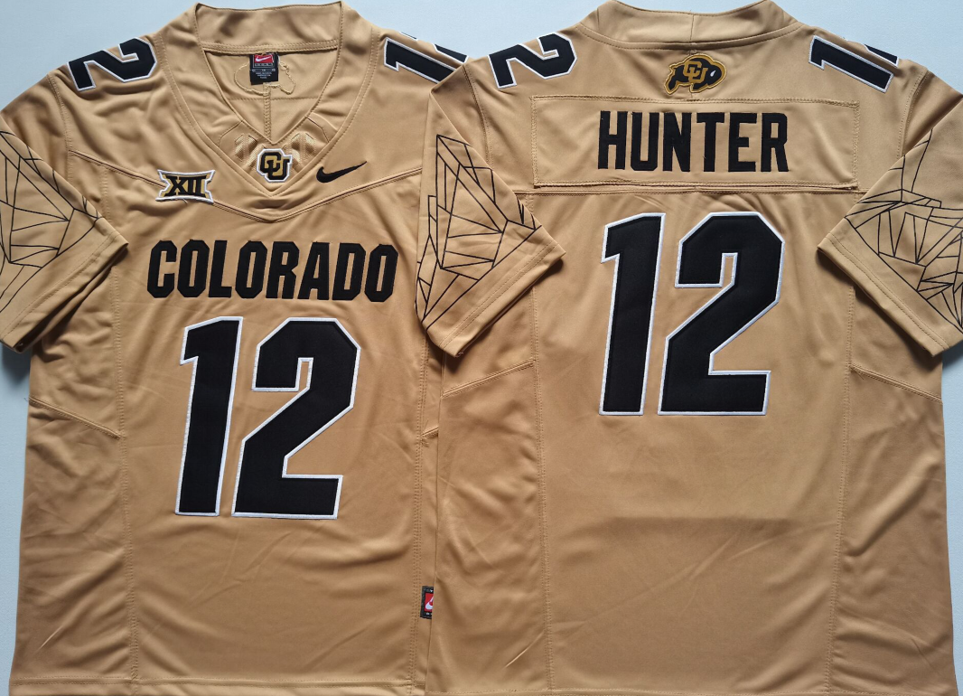 Men's Colorado Buffaloes Buffs Hunter Yellow Game Jersey