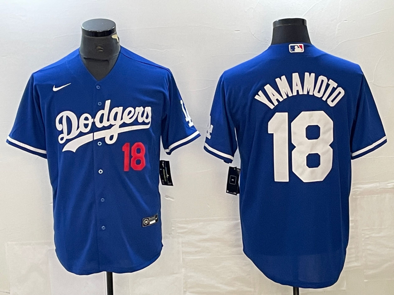 Men's Los Angeles Dodgers Yoshinobu Yamamoto Royal Replica Game Jersey