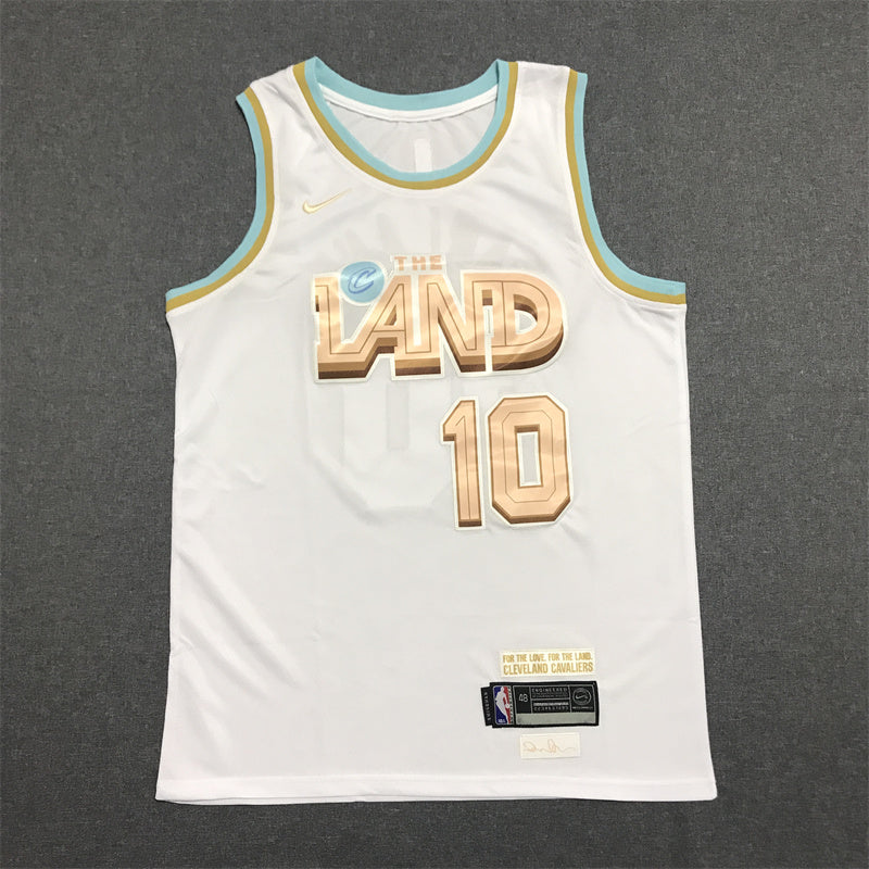 Men's Cleveland Cavaliers Darius Garland White Swingman Jersey - City Edition