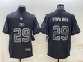 Men's San Francisco 49ers Talanoa Hufanga Black Retired Player RFLCTV Limited Jersey