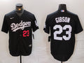 Men's Los Angeles Dodgers Kirk Gibson Black Limited Player Jersey