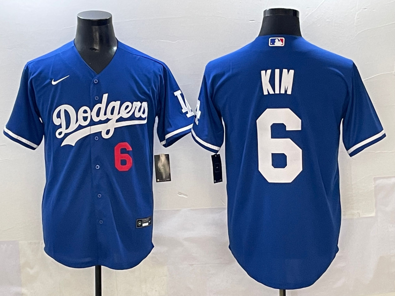 Men's Los Angeles Dodgers Hyeseong Kim Royal Limited Player Jersey