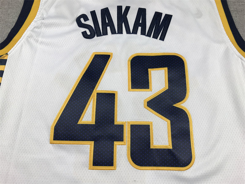 Men's Indiana Pacers Pascal Siakam White Swingman Jersey - Association Edition