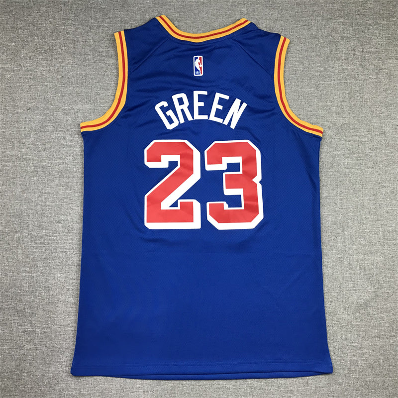 Men's Golden State Warriors Draymond Green Blue Swingman Jersey