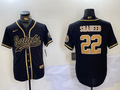Men's New Orleans Saints Rashid Shaheed Black Player Jersey