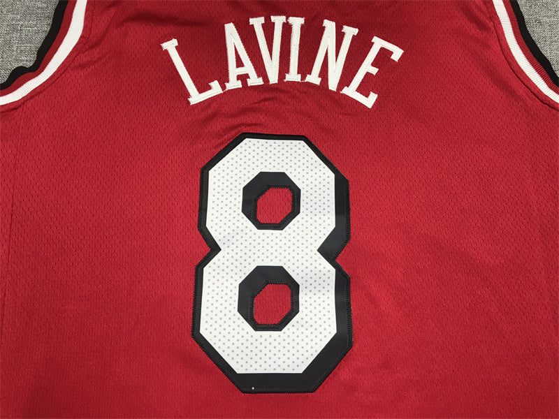 Men's Chicago Bulls Zach LaVine Red 2021/22 Swingman Jersey