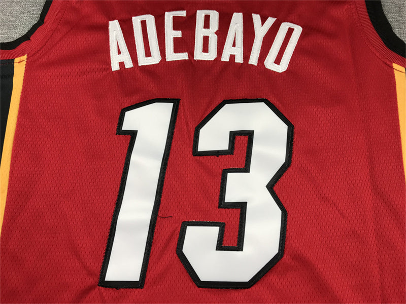 Men's Miami Heat Bam Adebayo Red 2022/23 Swingman Jersey - Statement Edition