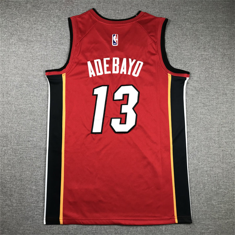Men's Miami Heat Bam Adebayo Red 2022/23 Swingman Jersey - Statement Edition