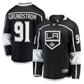 Men's Los Angeles Kings Carl Grundstrom Black Home Breakaway Player Jersey