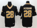 Men's New Orleans Saints Adrian Peterson Black Game Jersey
