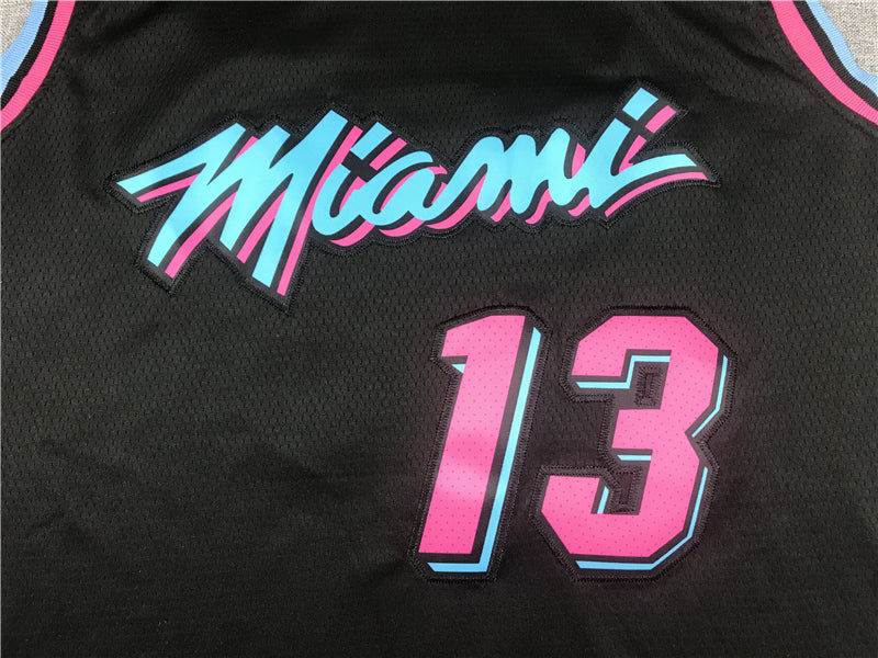 Men's Miami Heat Bam Adebayo Black Swingman Player Jersey