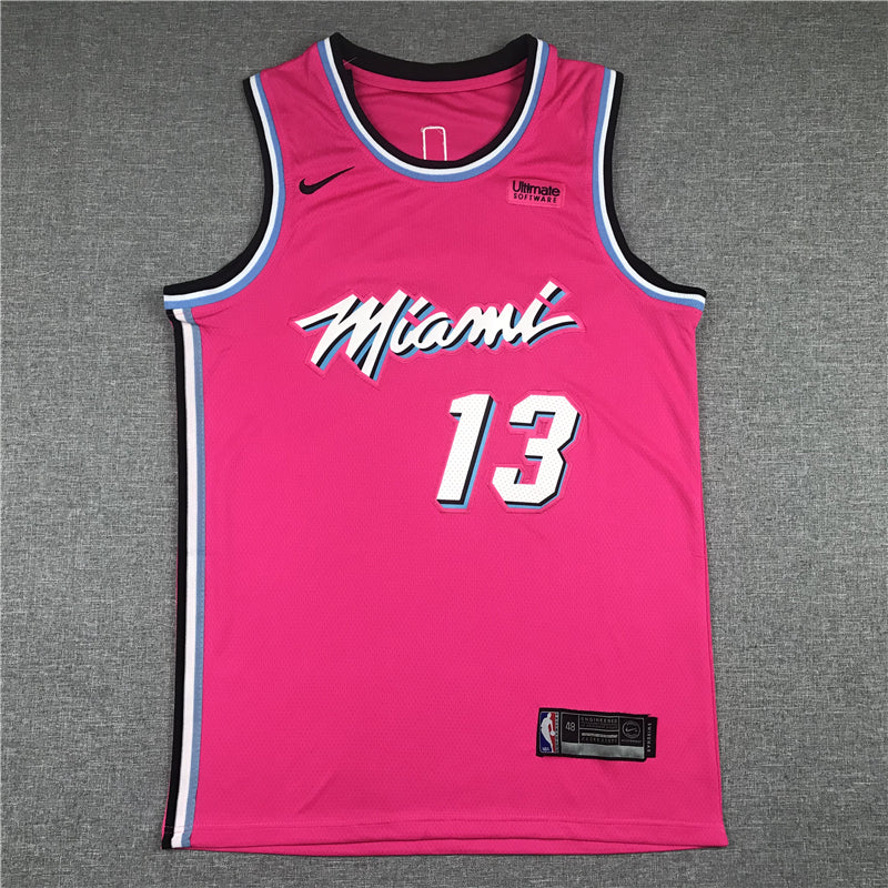 Men's Miami Heat Bam Adebayo Pink Swingman Player Jersey