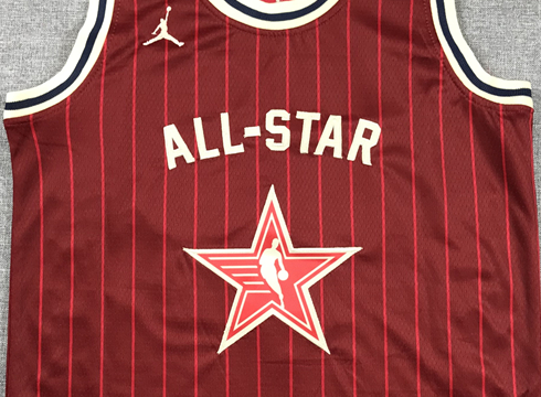 Men's Los Angeles Lakers LeBron James Crimson 2024 NBA All-Star Game Swingman Jersey