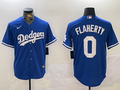 Men's Los Angeles Dodgers Jack Flaherty Royal Alternate Replica Player Jersey
